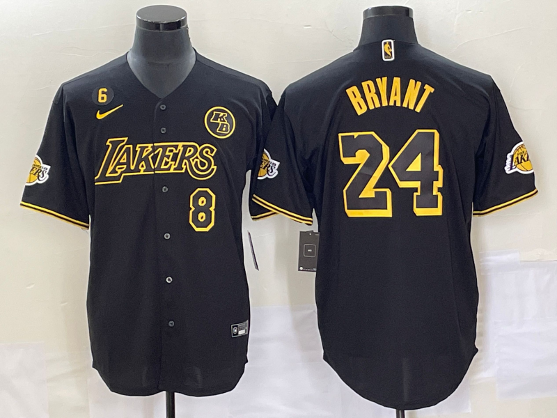 Men 2025 Los Angeles Lakers #24 Bryant black NBA Nike jersey 002->los angeles lakers->NBA Jersey